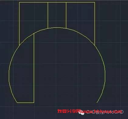 CAD的TR修剪中延伸边和不延伸边有何区别？【AutoCAD教程】