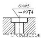cad沉孔及孔深符号通过文字输入方式录入【AutoCAD教程】 cad沉孔及孔深符号如何通过文字输入方式录入