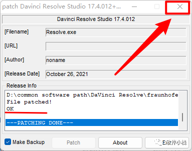 DaVinci Resolve Studio(达芬奇) v17.4 软件安装教程 DaVinci Resolve Studio(达芬奇) v17.4 软件安装教程+附软件下载