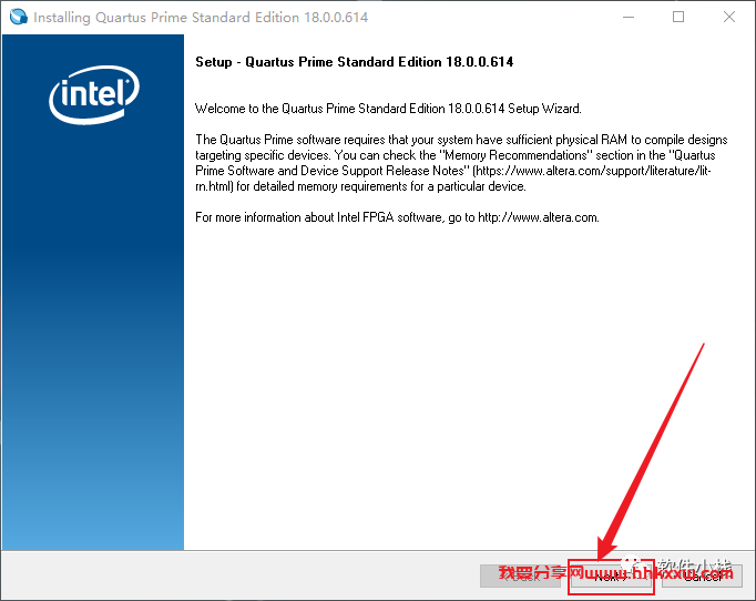 Quartus II 18.0 软件安装教程 Quartus II 18.0 软件安装包下载(和安装教程/步骤)(红雨霖)
