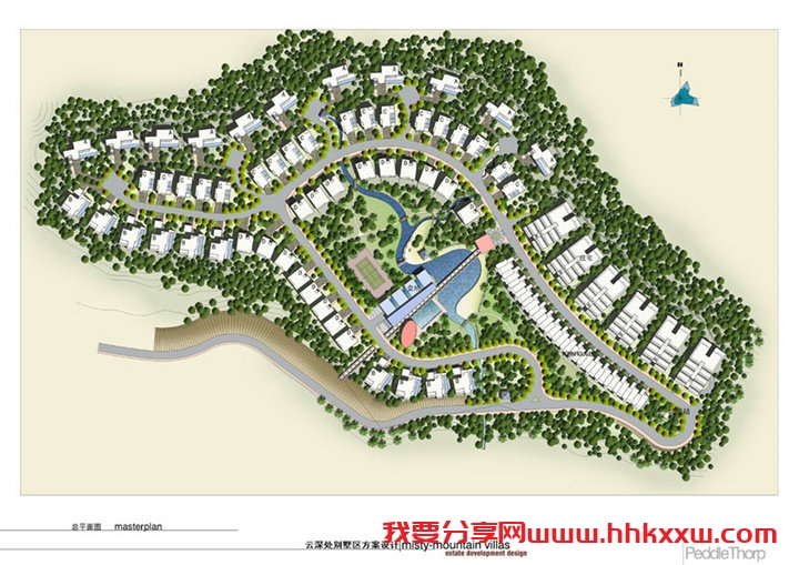 深圳云深处别墅区建筑方案/格式dwg参考AutoCAD