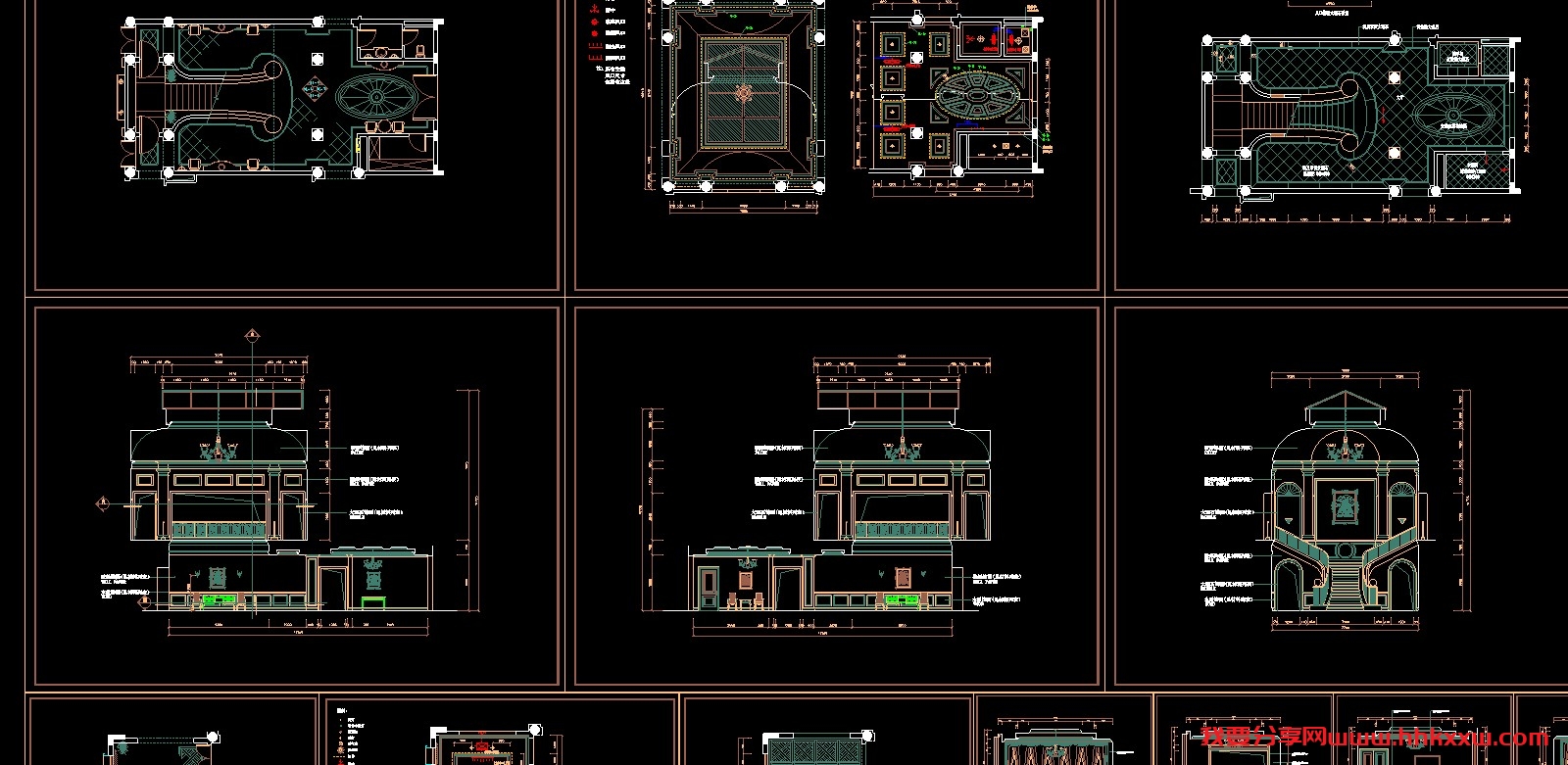 龙湾别墅/格式dwg参考AutoCAD