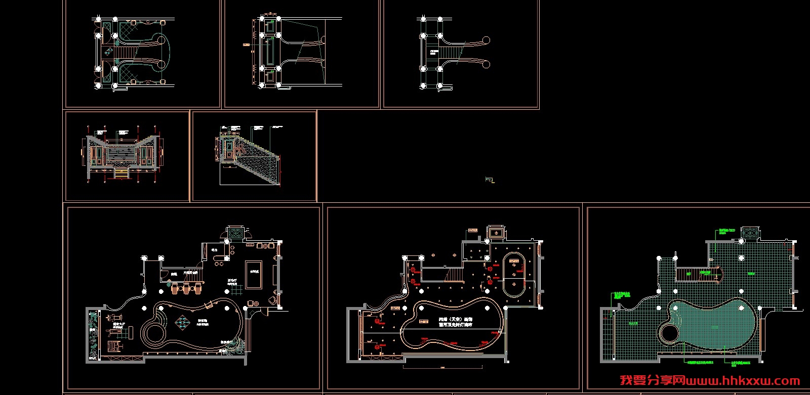 龙湾别墅/格式dwg参考AutoCAD